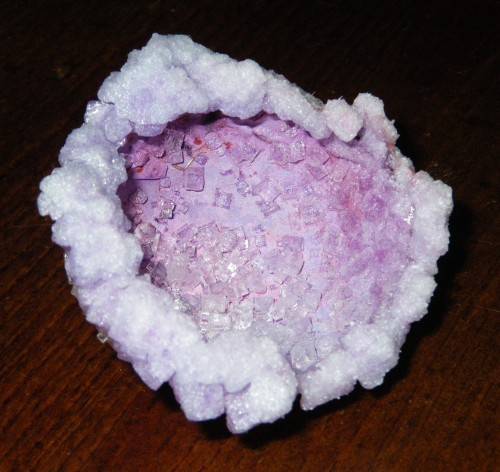 salt crystal geode