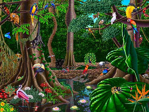 Rain Forest scene 2 (copyrighted)